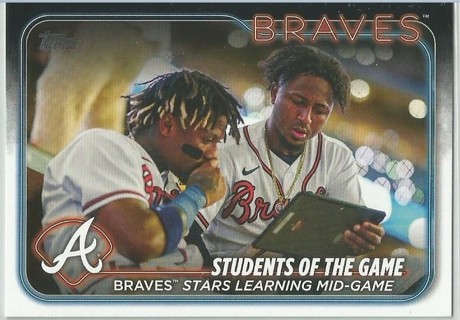 2024 Topps Series One-Acuna Jr. & Albies-Students of The Game