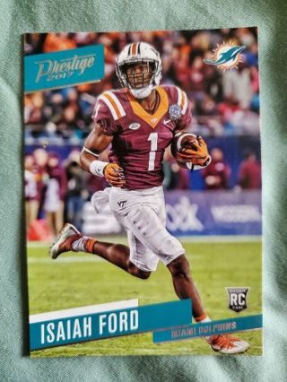 2017 Panini Prestige Rookie Isaiah Ford