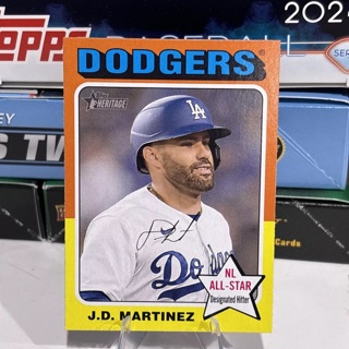 2024 Topps Heritage #434 J.D. Martinez Los Angeles Dodgers BASEBALL Card