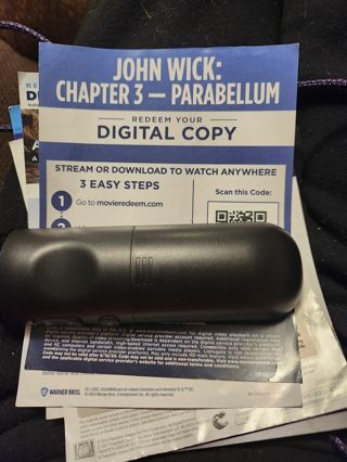 Digital code for John Wick Chapter 3