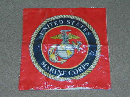 USMC UNITED STATE MARINE CORPS pillow sham 17 x 17