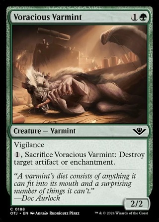 Voracious Varmint - Foil MTG Outlaws of Thunder Junction NM Magic Foil