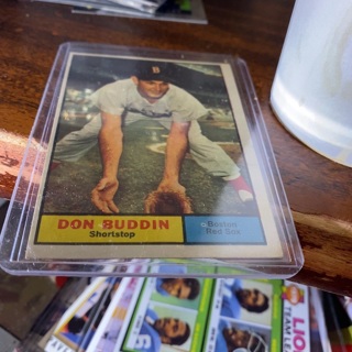 1961 topps Don buddin baseball card 