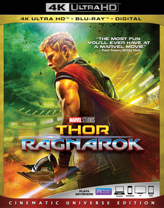 Thor: Ragnarok (Digital 4K UHD Download Code Only) *Marvel Comics* *Chris Hemsworth* Cate Blanchett