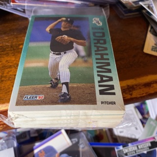 (50) random 1992 fleer baseball cards 