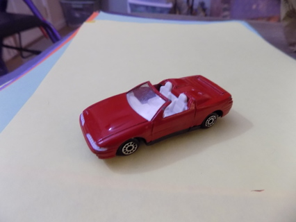 Red diecast metal convertible car