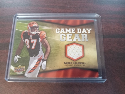 Andre Caldwell *Jersey Game Used 2009 UD Football #NFL-AC