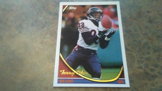1994 TOPPS TERRY OBEE CHICAGO BEARS FOOTBALL CARD# 307