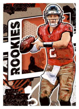 2021 DONRUSS GRIDIRON KINGS KYLE TRASK ROOKIE CARD