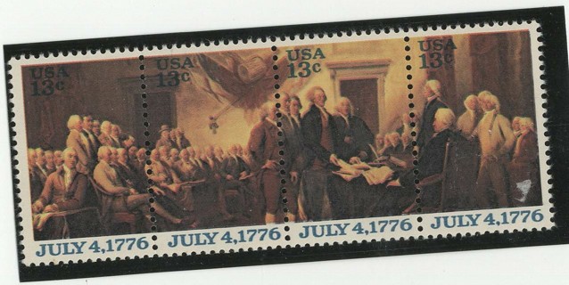 4 Stamps 1976. Declaration of Independence