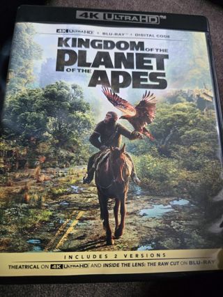 Kingdom of the planet of the apes digital 4k