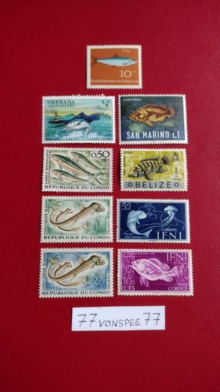 Fish stamps