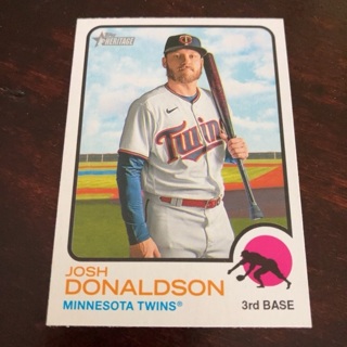 2022 Topps Heritage - [Base] #110.1 Josh Donaldson