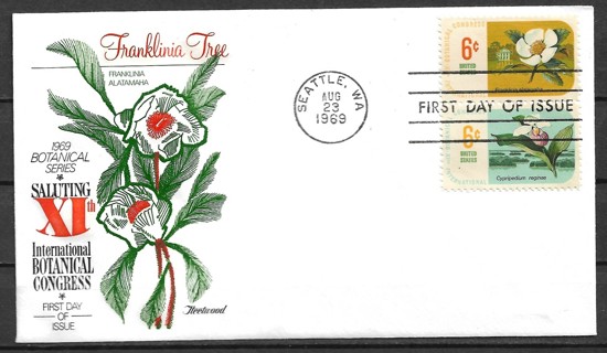 1969 Sc1377 & 1379 Botanical Congress FDC