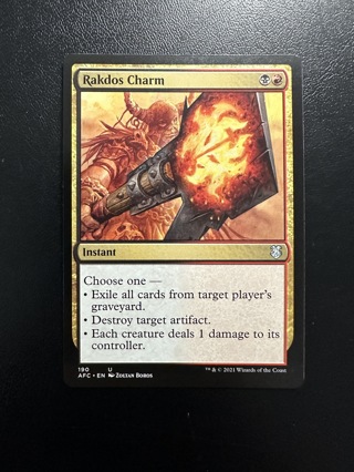 Rakdos Charm MTG Magic the Gathering AFR Card