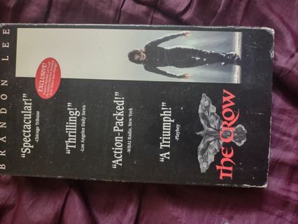 VHS tape the original the crow