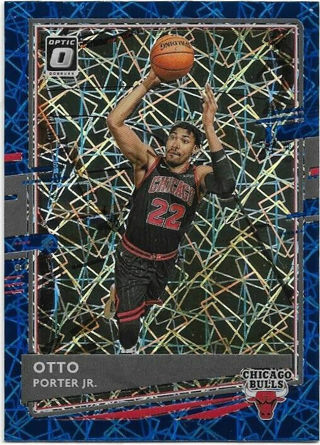 2020-21 DONRUSS OPTIC OTTO PORTER JR. BLUE VELOCITY PRIZM REFRACTOR CARD