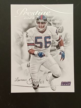 New York Giants Lawrence Taylor Football Card