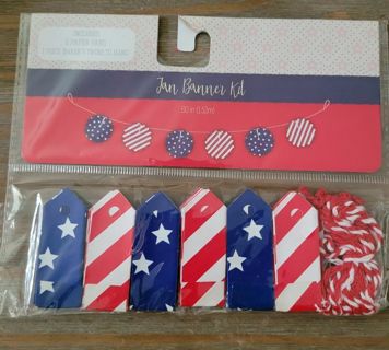 New 4th Themed Paper Banner 60"