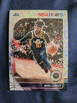 2019-20 Panini Hoops Premium Stock Silver Lazer Prizm Mike Conley Jr.