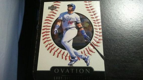 1999 UPPER DECK OVATION GARY SHEFFIELD LOS ANGELES DODGERS BASEBALL CARD# 57