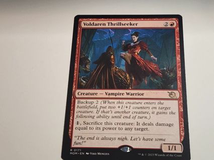 Magic the gathering mtg Voldaren Thrillseeker rare card March of the Machine