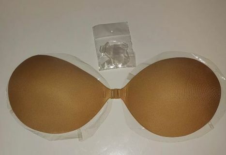 Sticky Bras Push Up Adhesive Invisible Bra Backless Strapless Bra -Size D