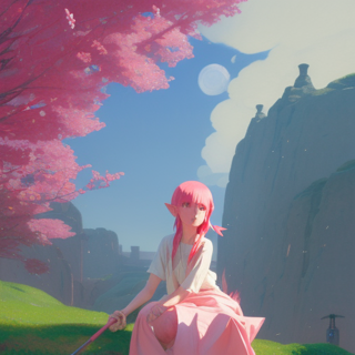 Listia Digital Collectible: Pink Elf Fairy