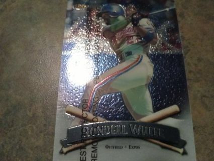 1998 TOPPS FINEST RONDELL WHITE MONTREAL EXPOS BASEBALL CARD# 18