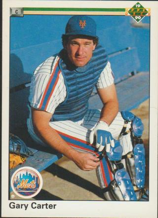 Gary Carter 1990 Upper Deck #168 New York Mets Baseball card