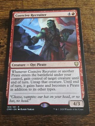 Magic the gathering mtg Coercive Recruiter rare card Commander Legends