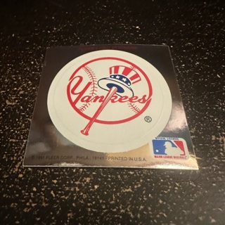 New York Yankees sticker 