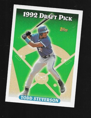 1993 TOPPS TODD STEVERSON ROOKIE #269