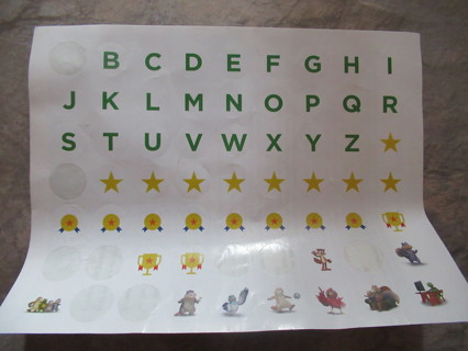 ALPHABET STICKERS