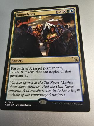 Magic the gathering mtg Doppelgang rare card Murder Karlov Manor