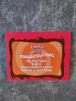 Charlie & The Chocolate Factory mini Trading Card