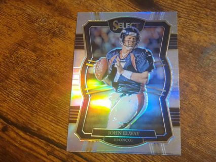 2017 Panini Select John Elway refractor Denver Broncos