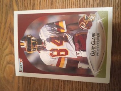 Gary Clark 1990 Fleer Washington Redskins