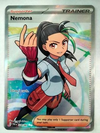 Nemona 229/091 double rare holo nm pokemon