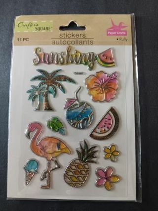 Crafter's Square Puffy Sunshiny Stickers