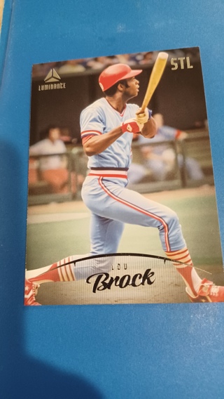 2023 Panini Chronicles Lou Brock Luminance 