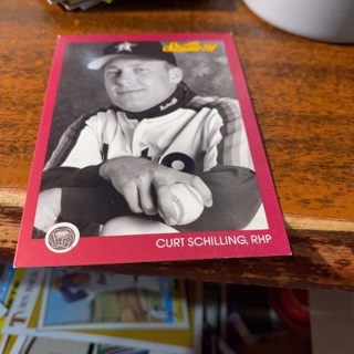 1991 leaf studio Curt schilling baseball card 