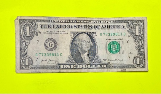 One Dollar Fancy Serial Number!