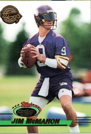 1993 Stadium Club Jim Mcmahon #324