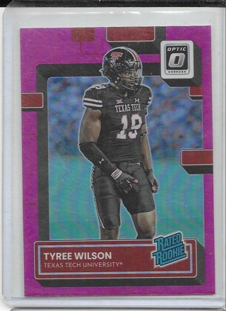 Tyree Wilson 2023 Chronicles Draft Optic Pink #6