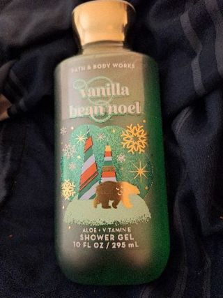 BBW vanilla bean noel shower gel new