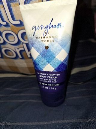 BBW Gingham body cream