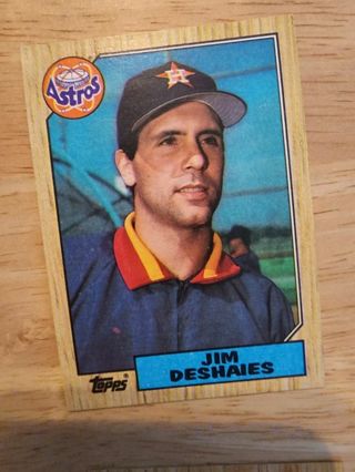 87 Topps Jim Deshaies #167