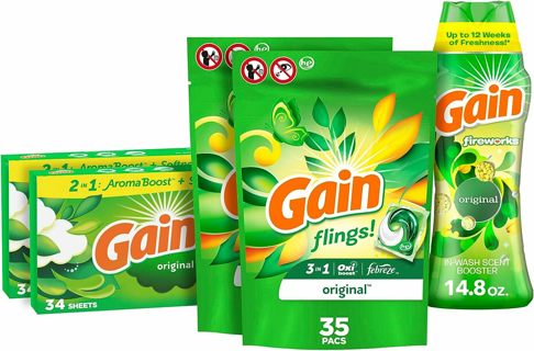 Gain laundry, set of 5 items