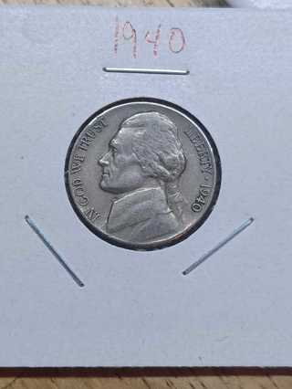 1940 Jefferson Nickel! 39